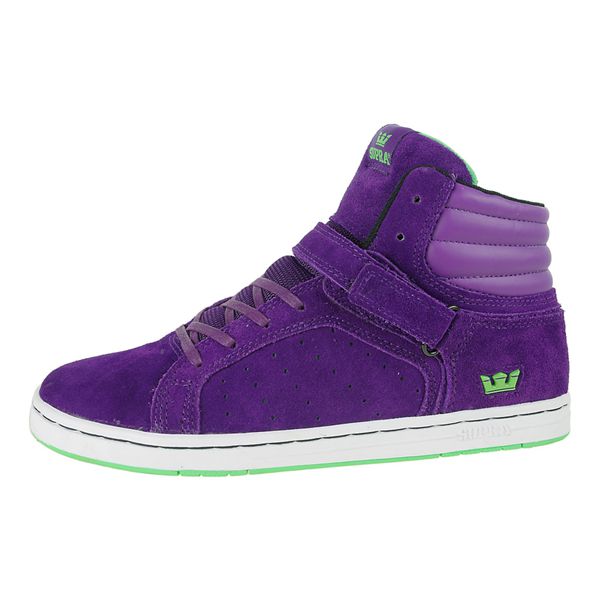 Supra Mens Suprano High High Top Shoes - Purple | Canada E9630-2U00